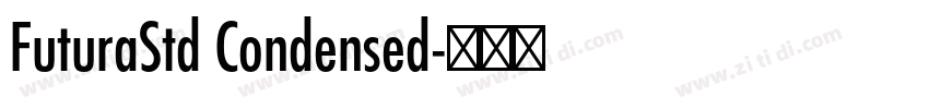 FuturaStd Condensed字体转换